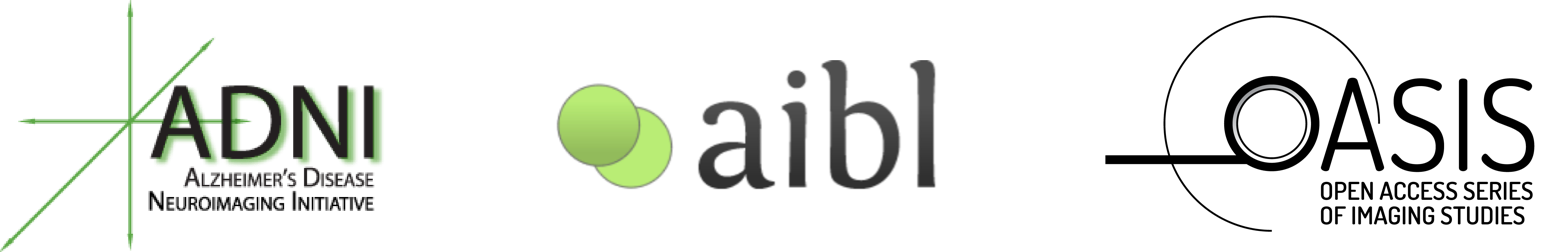 logos of the different databases